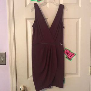 Burgundy BCBG Dress